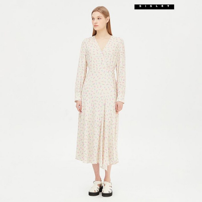 시슬리 카프리 프린트 훌 원피스 SAOP07411