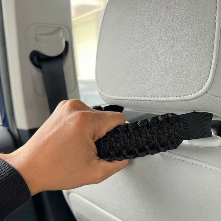 루틴온 노약케어 간편탈부착 차량용 헤드레스트 손잡이