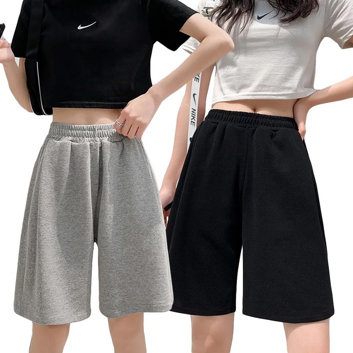 코코라벨라 여성 5부 트레이닝 반바지 2종세트