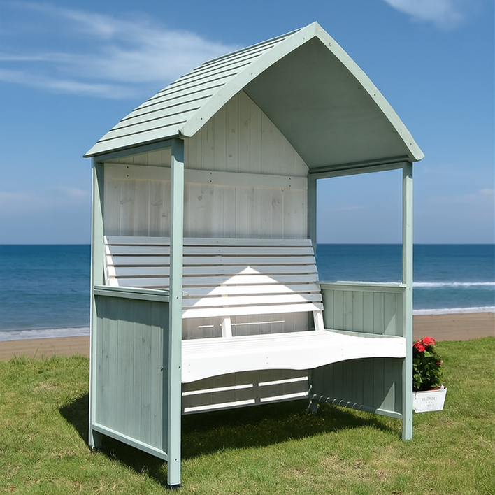 리자드 조립형 방부목 빌라 정원 오두막집 가든 차양정자 가제보 의자