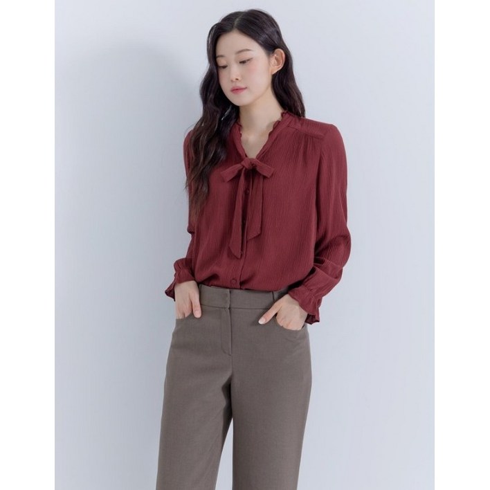 지센기간한정 할인 여성 피어로즈 타이 블라우스 LFWSP993 색상2