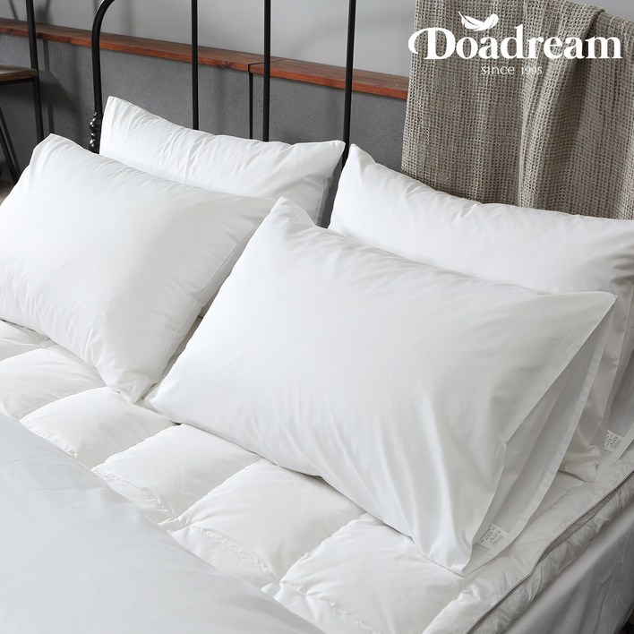 호텔식 100수 베개커버, 화이트, 1개