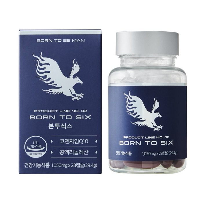 본투비맨 본투식스 코큐텐 코엔자임10 체지방 혈압관리 건강기능식품