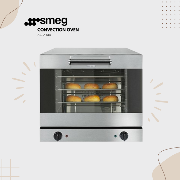 smeg 스메그 오븐 ALFA43K. 컨벡션 아날로그 4단 오븐