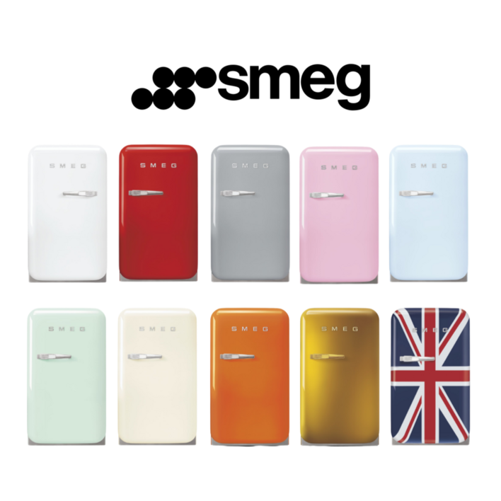 스메그 냉장고 미니 FAB5R0R5  색상 선택 [관부가세 포함]