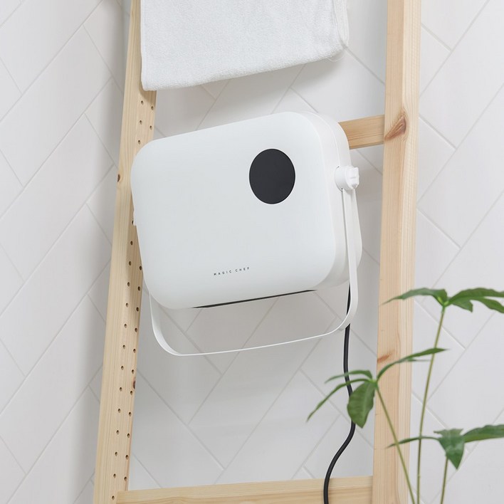 매직쉐프 PTC 욕실난방기 가정용 미니 화장실 탁상 벽걸이 히터 무타공 온풍기