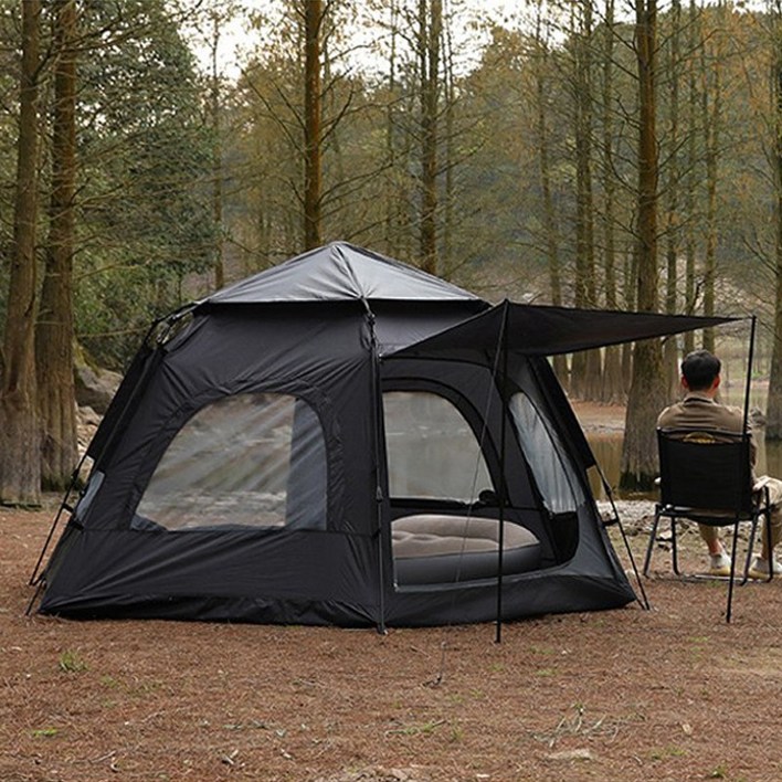가남 원터치 육각 돔형 텐트  58인용 그늘막 텐트