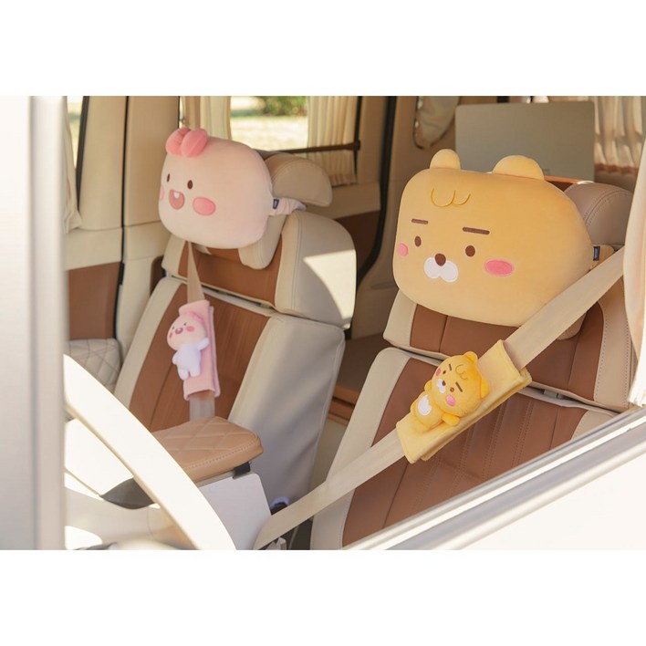 카카오프렌즈 차량용 목쿠션 리틀라이언