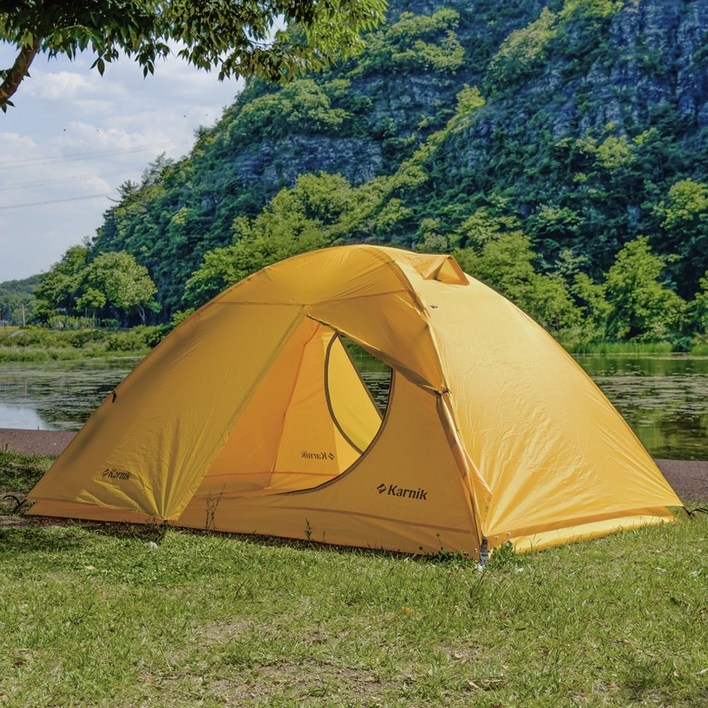 카르닉 시에나 백패킹 텐트 풀세트, 딥옐로우(텐트+루프플라이A+그라운드시트)