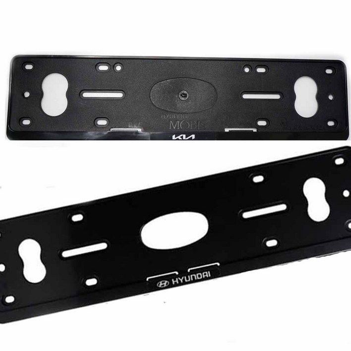 자동차용품 차량관리용품 모비스 순정 롱타입 번호판 플라스틱 케이스 보조판 가드 자동차내장용품 자동차외장용품, 2개
