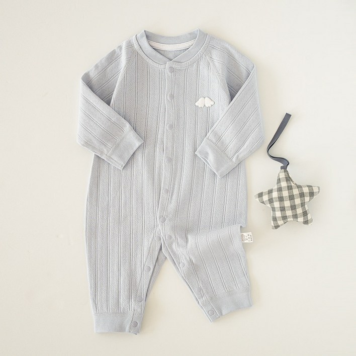 에뜨람 KC인증 순면 아기 실내 우주복 긴팔 내의 신생아 바디수트 내복 잠옷 배앓이방지 봄 여름 가을 겨울 바디슈트 출선준비물 백일