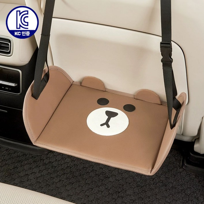 베베몽드 어린이 유아 카시트발판 뒷좌석 차량발판 풋레스트 발받침대 발거치대 풋해먹