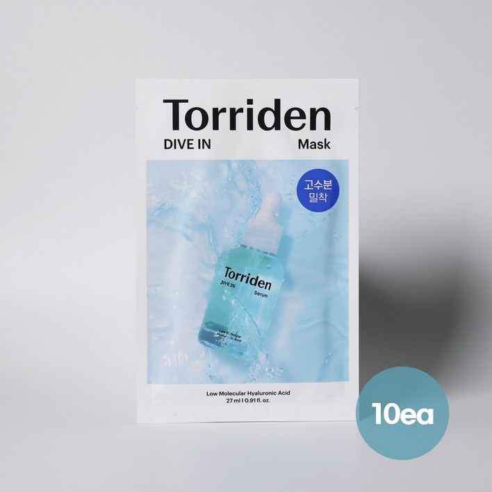 토리든 다이브인 저분자 히알루론산 마스크 27ml