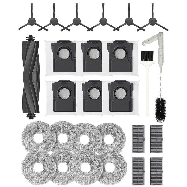 드리미 로봇 청소기 X30L10S Ultra gen2 호환 브러쉬 필터 먼지 봉투 걸레 소모품 패키지 1세트 27세트, DRMX30, 1개