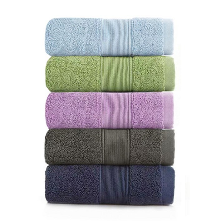 록신 호텔수건 라인보더 200g 40수 코마사