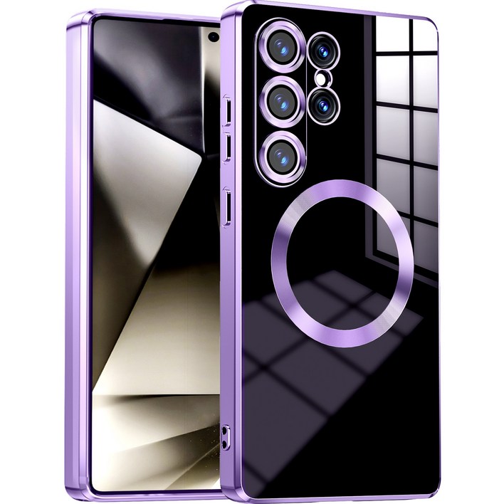 갤럭시 맥세이프 무변색 렌즈보호 풀커버 투명 케이스