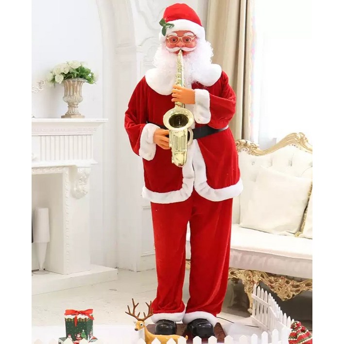 춤추는 산타 인형 움직이는 크리스마스 대형