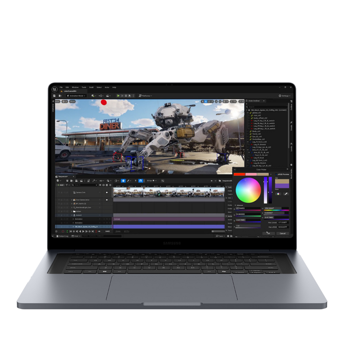 삼성전자 갤럭시북6 울트라 NT960UJHX72A 16인치 인텔 울트라7 펜서레이크 RTX5060 WIN11 32GB 터치디스플레이 WQXGA 게이밍 AI노트북, NT960UJHX72A, WIN11 Home, 32GB, 1TB, 그레이
