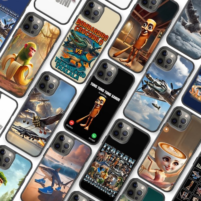 이탈리안 브레인롯 케이스 아이폰13 13프로 13미니 아이폰14 14프로 14프로맥스