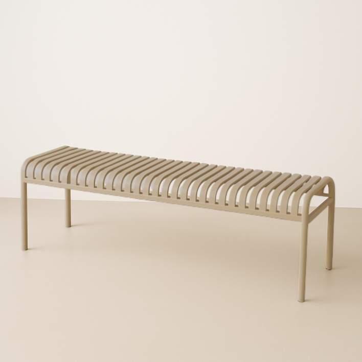 루나 철제 야외 벤치 정원 테라스 공원 카페 벤치 철제