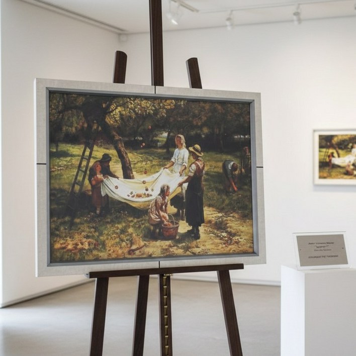 데일리데코 골드프레임 명화 풍경 40x60 액자, 1개, 골드