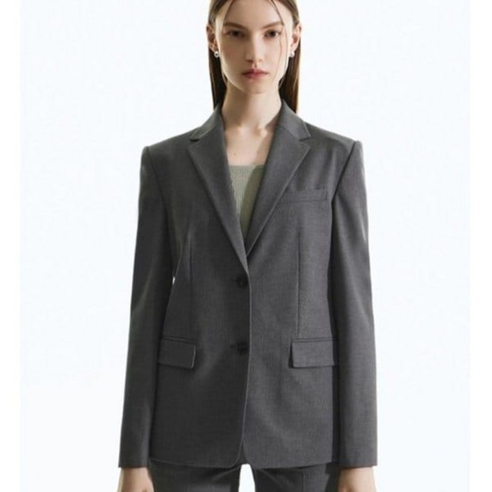 쉬즈미스 베이직 투버튼 셋업 자켓 세트_SWSJKN31040 2584759