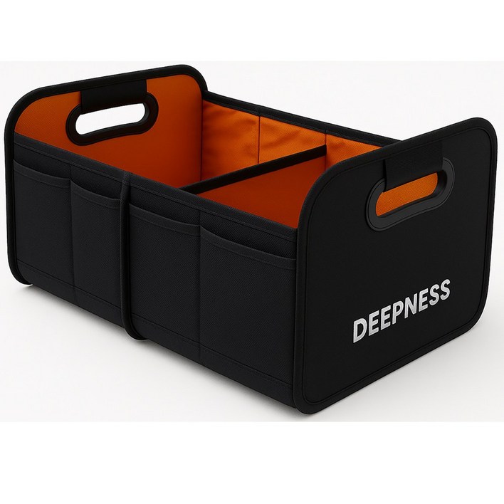 딥빡 차량용 접이식 다용도 트렁크 정리 수납함, 1개