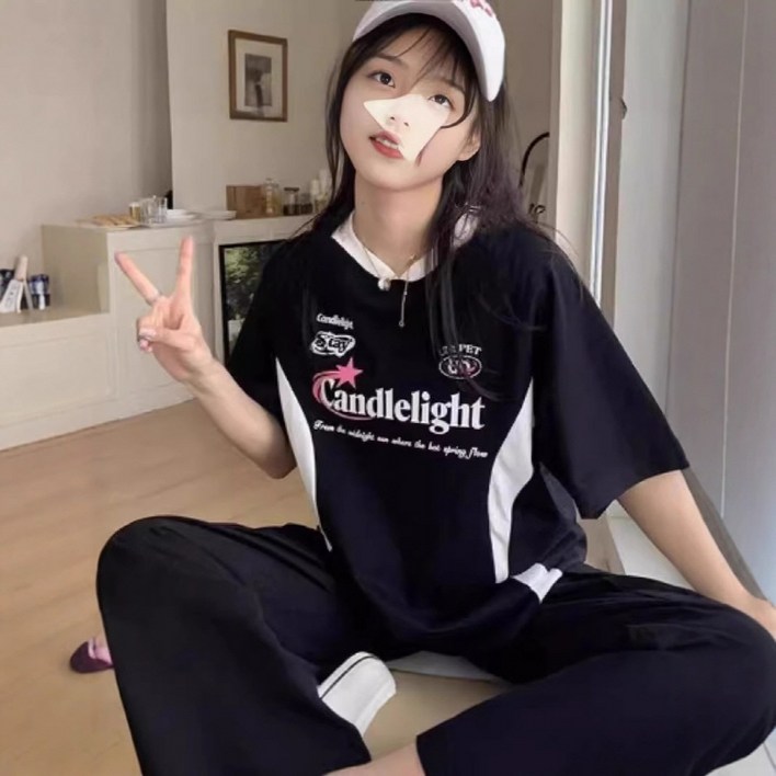 [D블리] N차재입고, 단체북주문 2위, 캔들라이트 매쉬 반팔티셔츠 저지 쿨링 배색 오버핏 쿨링티 박스티 댄스복 블록코어 유니폼