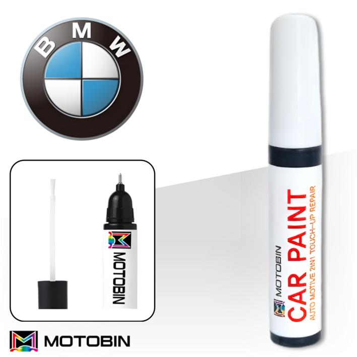 MOTOBIN BMW 페인트 붓펜 자동차 도색 차량용 카, B39 미네랄그레이, 1개