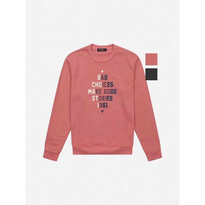 뱅뱅 공용 그라데이션 프린트 맨투맨 NTI614