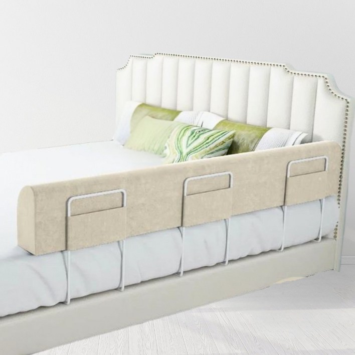 국내발송 침대안전가드 쿠션 벽 낙상방지 안전바 모서리보호대 가드 수면 범퍼 대형쿠션 침대보호대