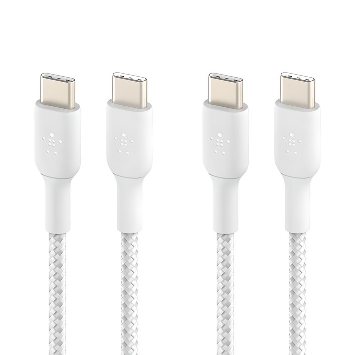 벨킨 BoostCharge 브레이디드 USB C타입C타입 고속 충전케이블 CAB004bt2MWH