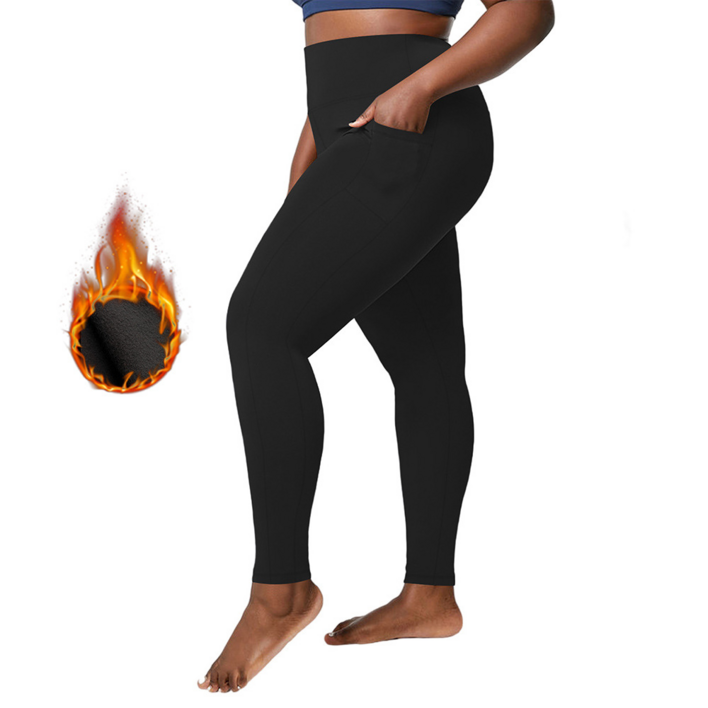 빅사이즈 기모 레깅스 하이웨이스트 가을 겨울 포켓 레깅스