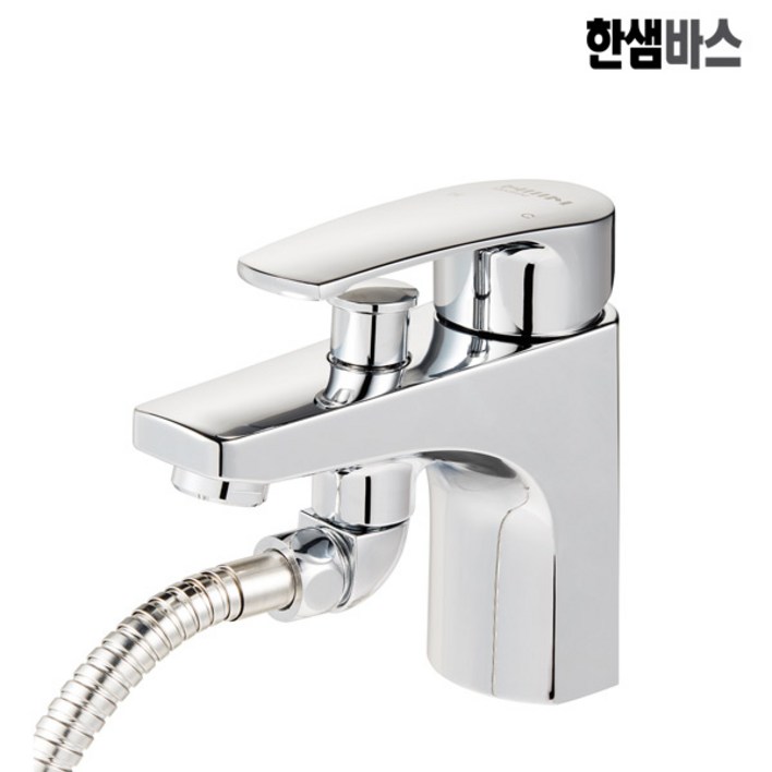 한샘바스 욕실 원홀 샤워겸용 세면대 수전 7311, 1세트 한샘바스 욕실 원홀 샤워겸용 세면대 수전 7311, 1세트