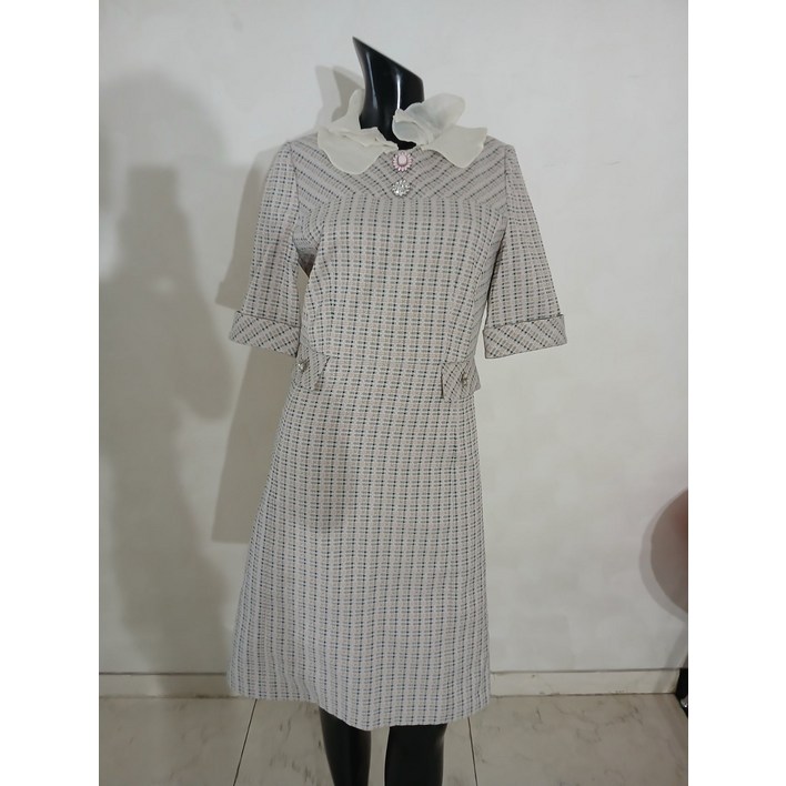 중고 019 레니본 원피스 55 NB11227