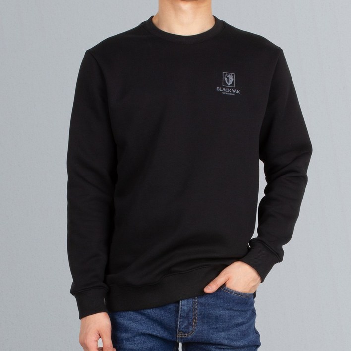 블랙야크 애슬레저 기모 맨투맨 BKJ1012