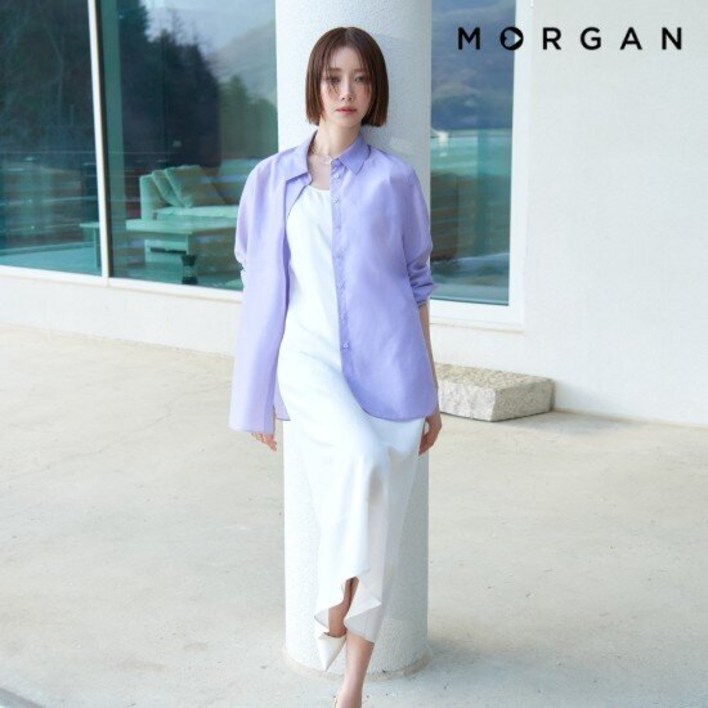 모르간 25SS 썸머 아세테이트100 원피스