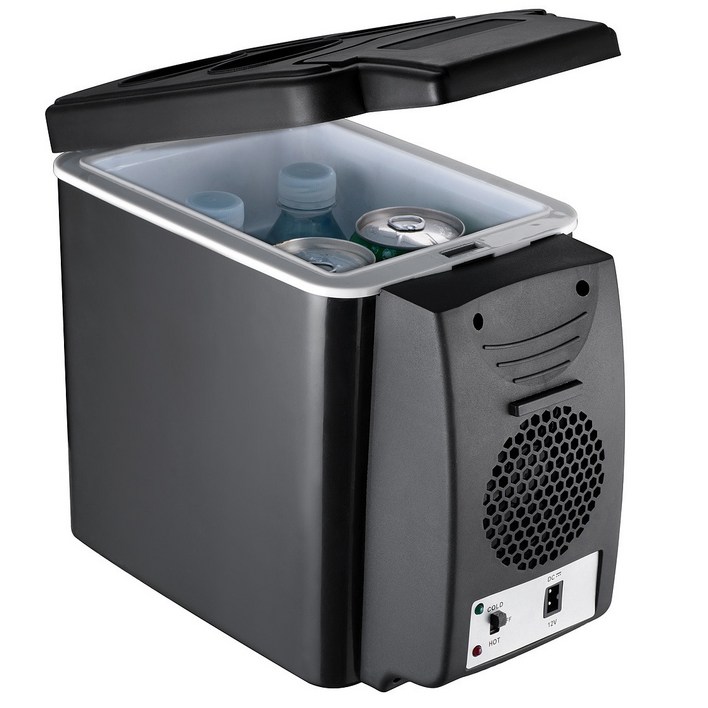 HINEX 차량용 미니 냉온장고 자동차 가정 캠핑 겸용, 6L
