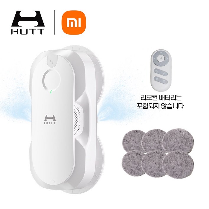 샤오미 HUTT 창문 로봇청소기 자동 분수 초강흡입력 +리필걸레세트