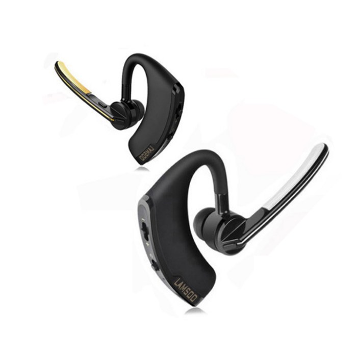 람쏘 SL10 핸즈프리 귀걸이형 한쪽 통화용 가성비 무선 블루투스 이어폰 한국어 음성 안내 회전식 좌우 착용 가능, 실버 통화용블루투스