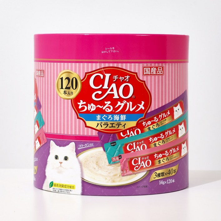 이나바 챠오 츄르 고양이 간식 120p