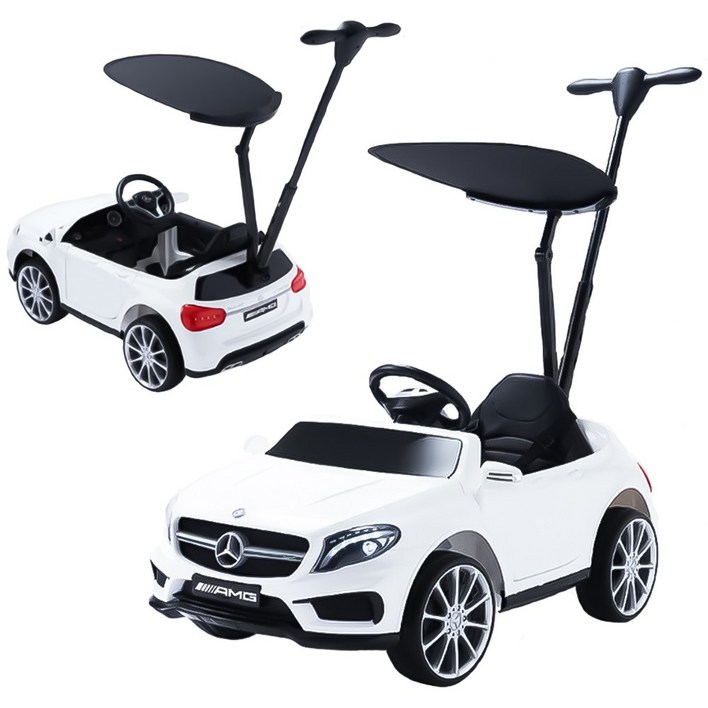 몬스터토이즈 벤츠 GLA45 2IN1 전동푸쉬카 유아전동차 아기 붕붕카 무선 조종 리모컨, 화이트 몬스터토이즈 벤츠 GLA45 2IN1 전동푸쉬카 유아전동차 아기 붕붕카 무선 조종 리모컨, 화이트