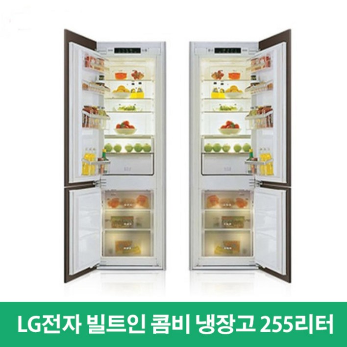 LG전자 빌트인 콤비 냉장고 RL267JM RL267YM 무료방문설치, 단일색상