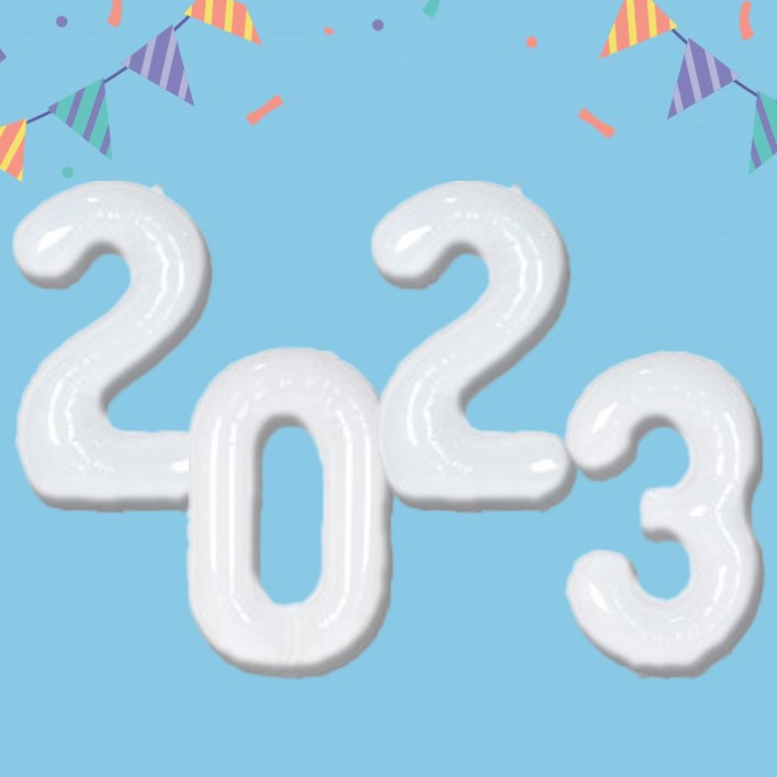 아기천일 200일 300일 2023 숫자 날짜 나이 대형 신년 새해 파티 헬륨 다이소 풍선