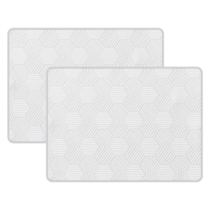 한일좋은자리 듀라론 방수 여름 냉감 강아지방석 쿠션 침대패드 애견쿨매트 2p