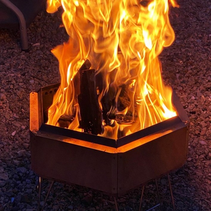 그라니아 조립식 이중연소 헥사곤 화로대, 1개