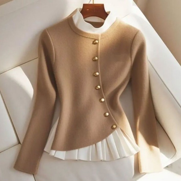 딜마켓 피선상의  여성 봄 가을 버튼 포인트 블라우스 티셔츠 상의