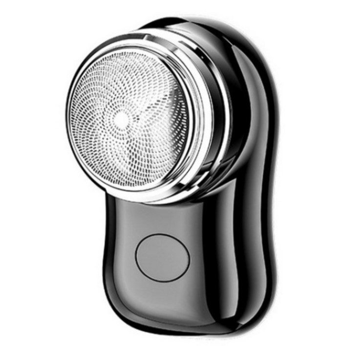 [5시건 당일출고] 1+1 REGN x FEIHONG 휴대용 전기 미니 면도기 충전용 USB 여행 출장 선물용, 블랙+블랙