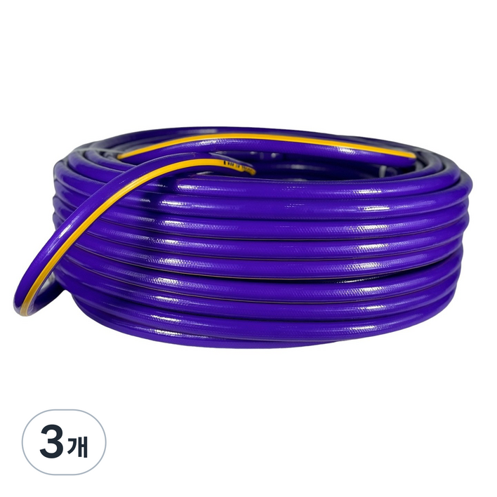 에이팩스 케미칼 국산 빵빵이 물호스 연결구 포함 15mmx30M, 50M 식당용 원예용 축사용, 3개