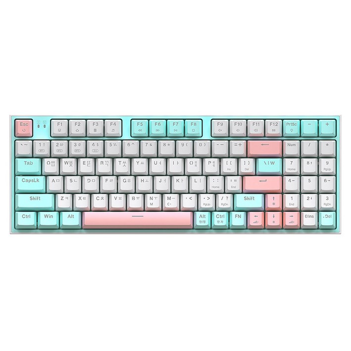 앱코 블루투스 적축 기계식 게이밍 유무선 키보드